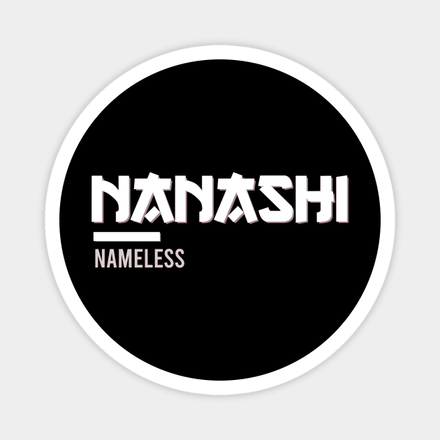 Nanashi Nameless Magnet by vpdesigns